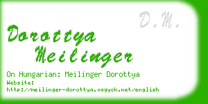 dorottya meilinger business card